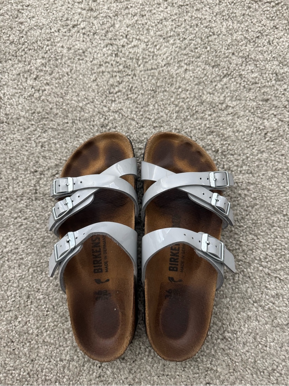 Birkenstock Franca Birka-Flor Patent Alloy EU 36 - Picture 2 of 6